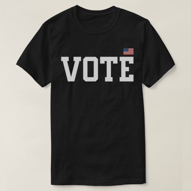 Camiseta Vote Tshirt Women Men American Flag 2022 Election  (Frente do Design)