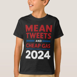 Camiseta Vote Tweets Médios E Gás Barato Pro Trump Republic