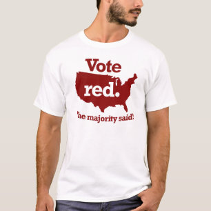 Camiseta Vote Vermelho