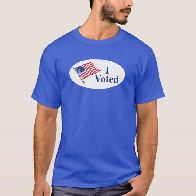 Camiseta Votei contra o Sticker Tee (Frente)