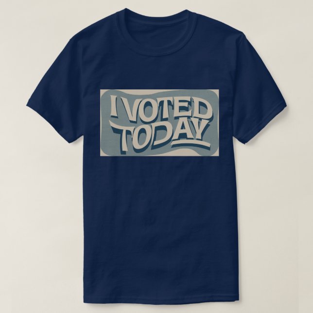 Camiseta Votei hoje (Frente do Design)