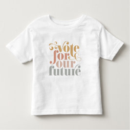 Camiseta Votem Nas Nossas Futuras Raparigas Eleitorais