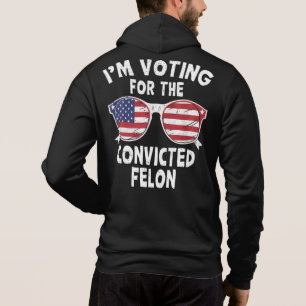 Camiseta Voto A Favor Do Condenado Felon Funny Trump 2024