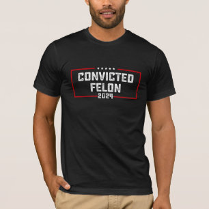 Camiseta Voto a favor do condenado Felon Pro Trump 2024