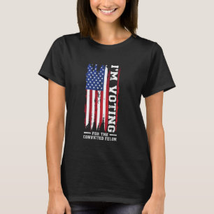 Camiseta Voto a favor do criminoso Presidente