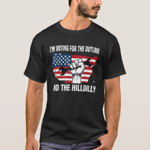 Camiseta Voto a favor do Outlaw e do Hillbilly