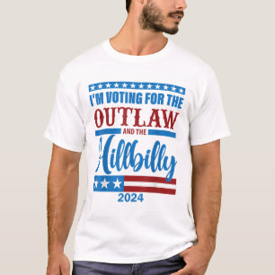 Camiseta Voto a favor do Outlaw e do Hillbilly 2024