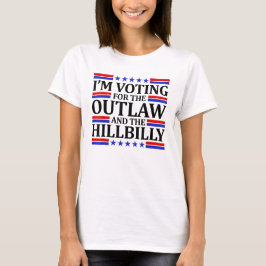 Camiseta Voto a favor do Outlaw e do Hillbilly 2024