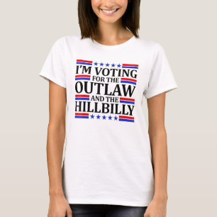 Camiseta Voto a favor do Outlaw e do Hillbilly 2024