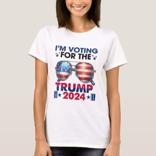 Camiseta Voto a favor do Trump 2024