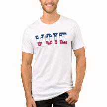 VOTO Branco vermelho e azul com estrelas