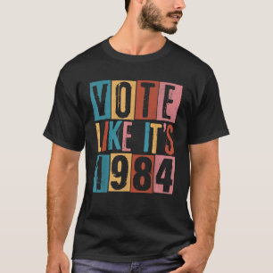 Camiseta Voto como se fosse 1984 39ª eleição de aniversário