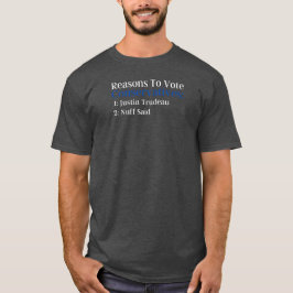 Camiseta Voto Conservador | Humor político canadiano