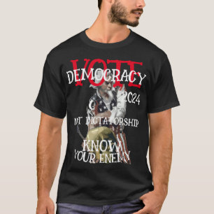 CAMISETA VOTO CZAR DEMOCRACIA NÃO DITADURA 2028