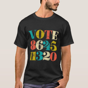 Camiseta Voto de Cor Retro Vintage 8645 11320 Anti Trump