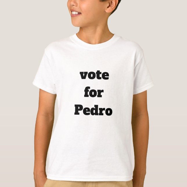 Camiseta voto em Pedro (Frente)