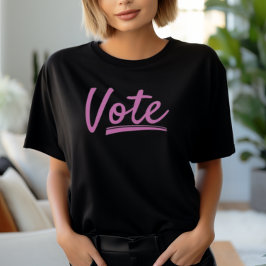 Camiseta Voto feminino rosa