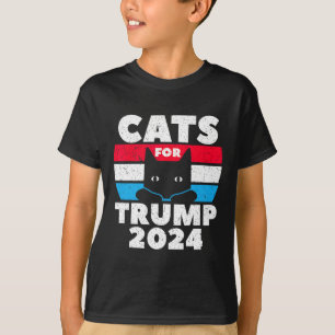 Camiseta Voto Gatos para Debate Eleitoral de Trump 2024