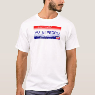 Camiseta Voto para a matrícula de Pedro Idaho