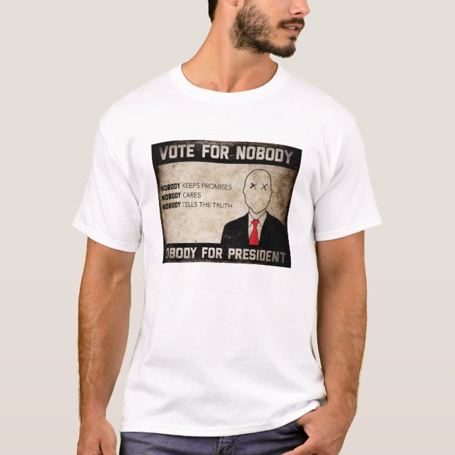 Camiseta Voto para ninguém (Frente)