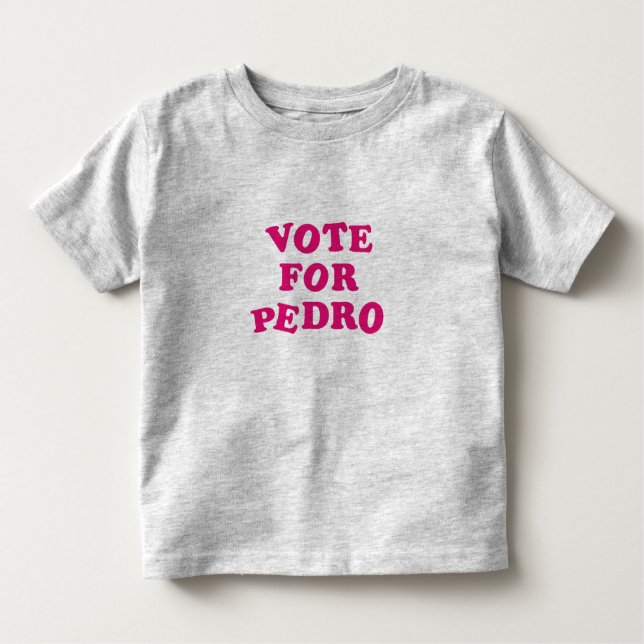 Camiseta Voto para Pedro (Frente)