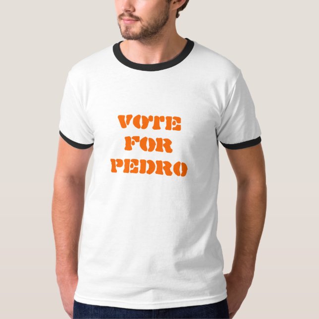 CAMISETA VOTO PARA PEDRO (Frente)