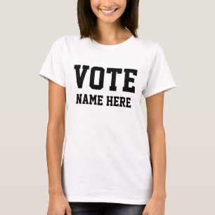 CAMISETA VOTO PERSONALIZAR NOME