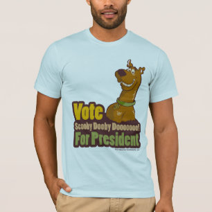 Camiseta Voto Scooby Dooby Doo para o presidente