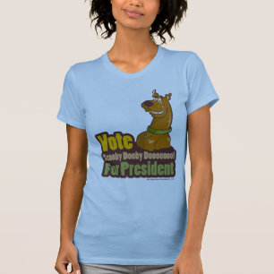 Camiseta Voto Scooby Dooby Doo para o presidente