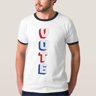 Camiseta Voto! T da campainha dos homens