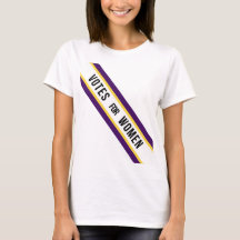 Votos Americanos Para Mulheres Suffragette Sash