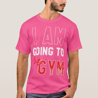 Camiseta Vou À Academia De Ginástica.