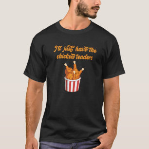 Camiseta Vou Apenas Ter Tenders De Frango  Frango  Antigo P