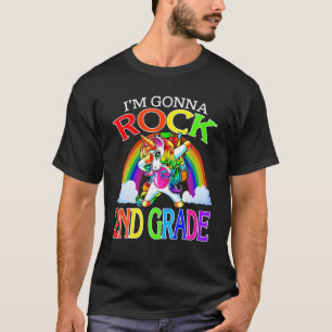 Camiseta Vou Balançar Segundo Grau Unicórnio Arco-Íris De V