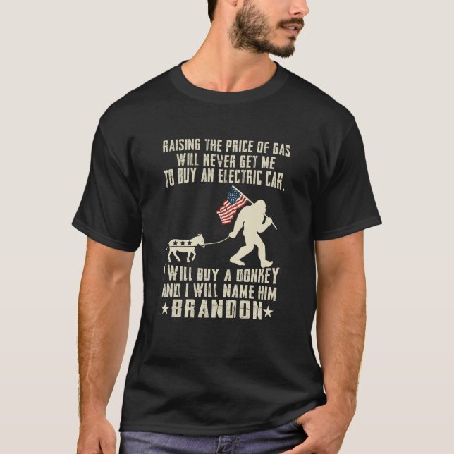 Camiseta Vou Comprar Um Donkey e vou chamá-lo Brandon T Shi (Frente)
