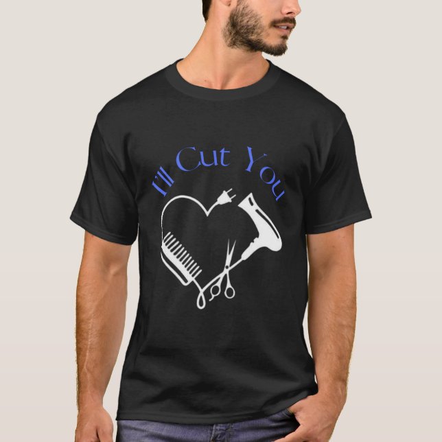 Camiseta Vou Cortar-Te O Cabeleireiro (Frente)