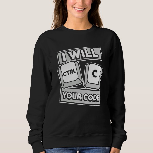 Camiseta Vou Ctrl C Seu Código Engenheiro Codificador Desen (Frente)