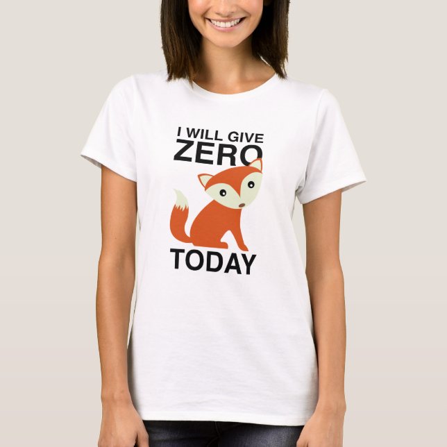 Camiseta Vou Dar Raposa Zero Hoje (Frente)