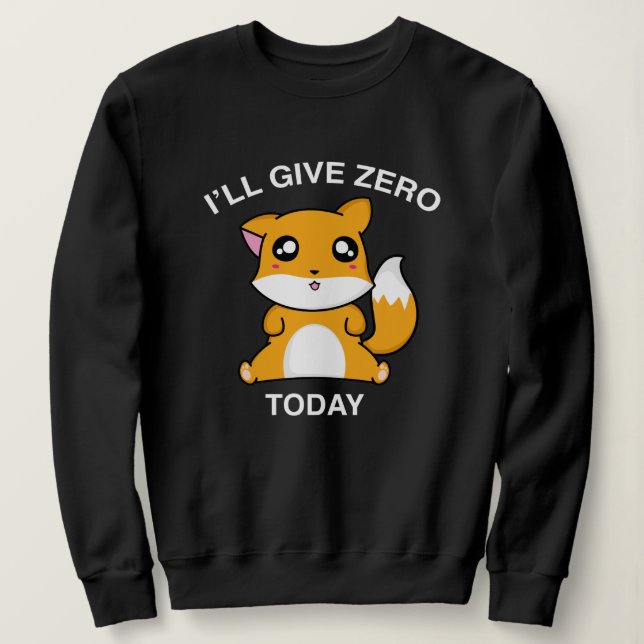 Camiseta Vou Dar Zero Raposa Hoje (Frente do Design)