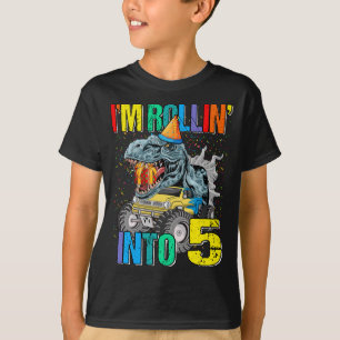 Camiseta Vou entrar em 5 Monster 5 de Aniversário
