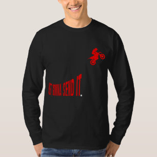 Camiseta Vou Enviá-Lo Engraçado, Motocross Dirt Bike Meme
