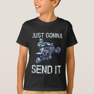Camiseta Vou Enviá-Lo Quad ATV Divertido