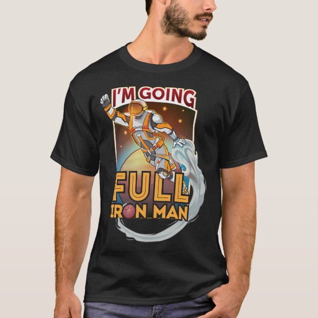 Camiseta Vou Fazer Cheio, Homem De Ferro (Frente)