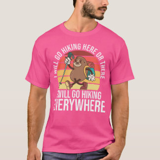 Camiseta Vou Ir Caminhar Aqui Ou Lá Vou Ir Caminhar Ev