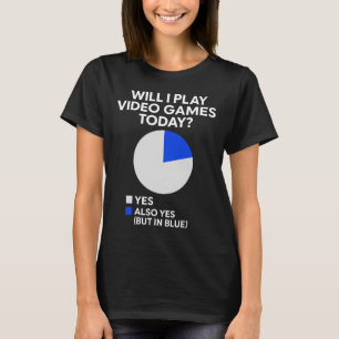 Camiseta Vou Jogar Videojogos Hoje - Amante de Jogos para P