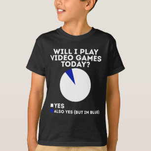 Camiseta Vou jogar Videos games hoje Engraçado