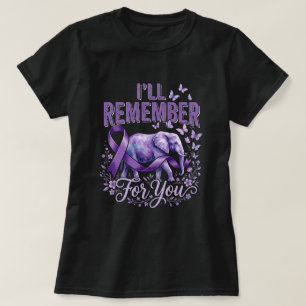 Camiseta Vou Lembrar Por Você Elefante Conscientização sobr