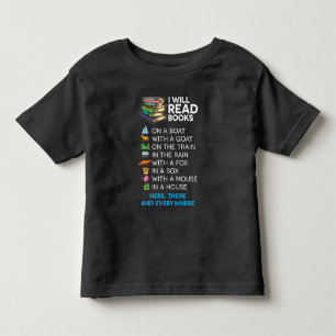 Camiseta Vou ler livros num barco e em todos os lugares len