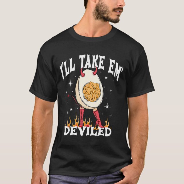 Camiseta Vou Levá-Lo, Devimado, Outono, Graças, Engraçado D (Frente)