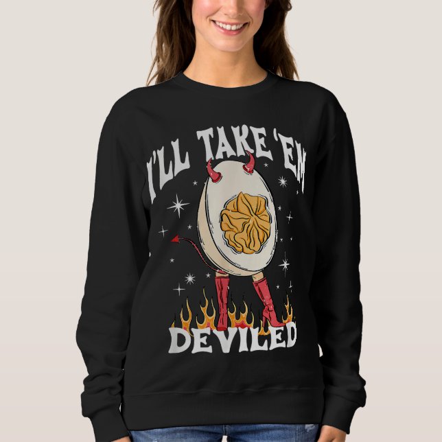 Camiseta Vou Levá-Los A Roupa De Ovos Devilados Graças (Frente)